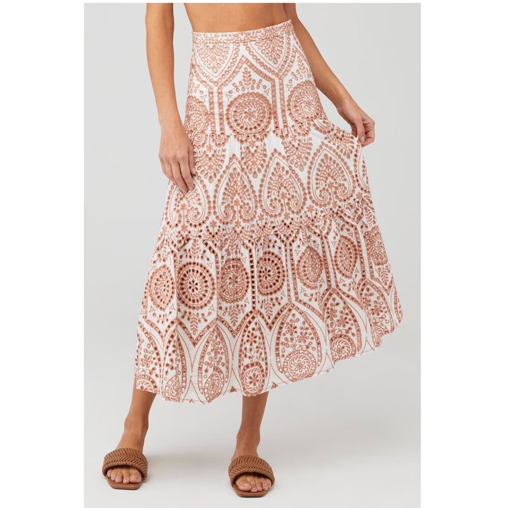 Bardot Broderie Maxi Skirt NWT